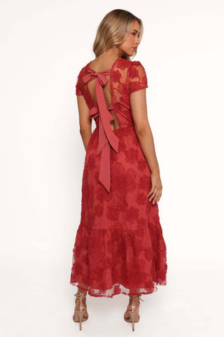 Abbey Midi Dress - Wine - XL - Image 34