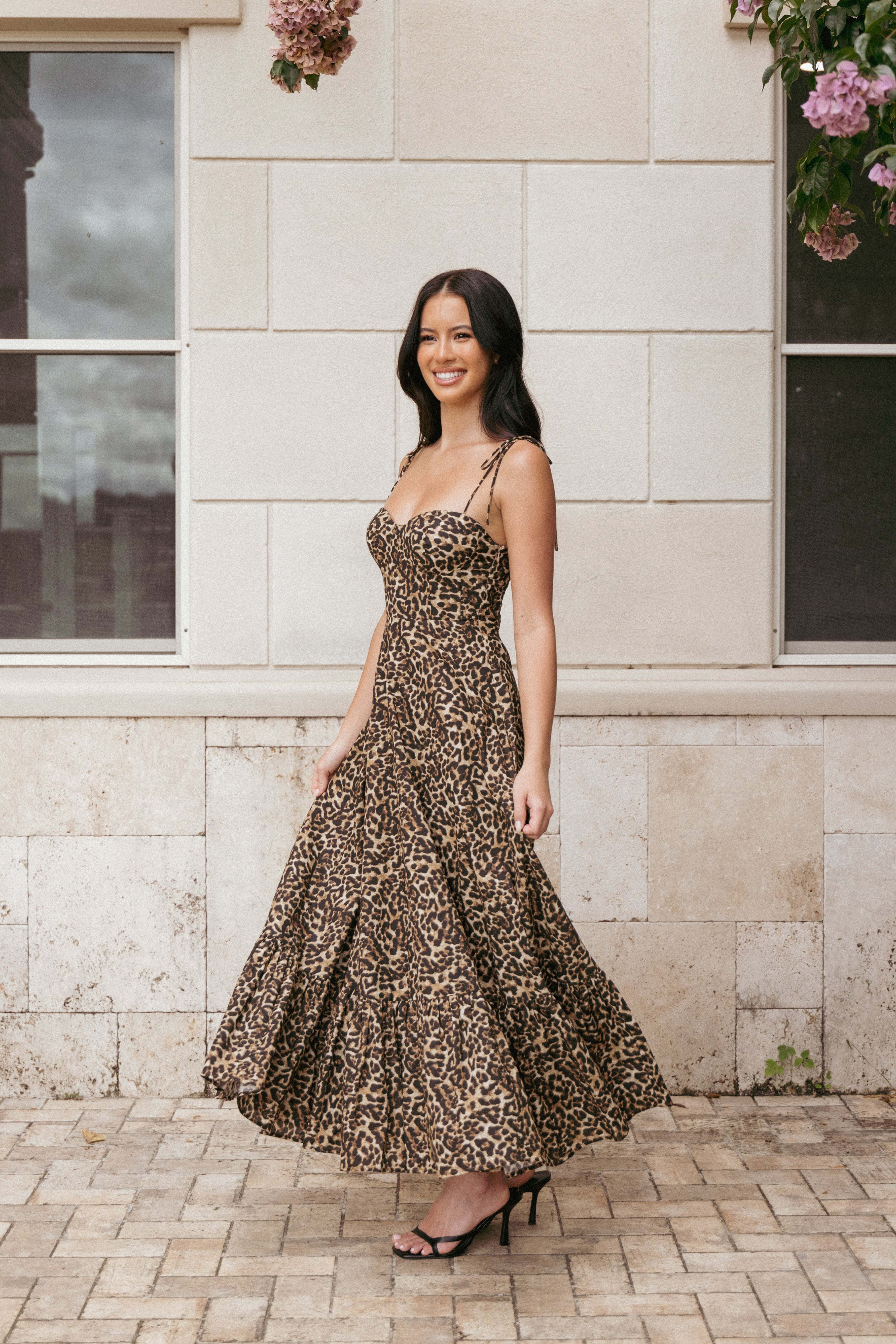 Ayana Midi Dress - Leopard - XL - Image 40