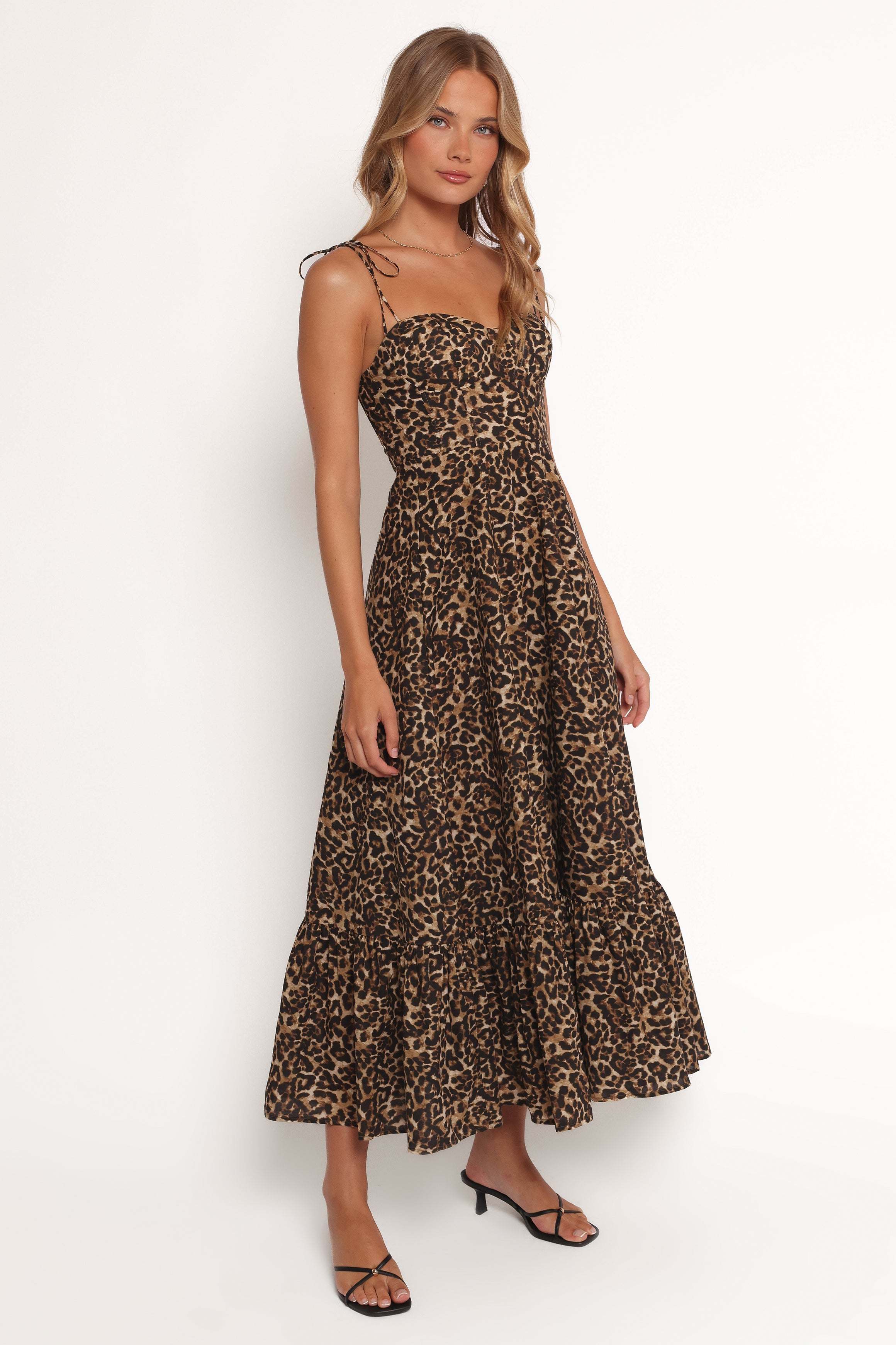 Ayana Midi Dress - Leopard - XL - Image 34
