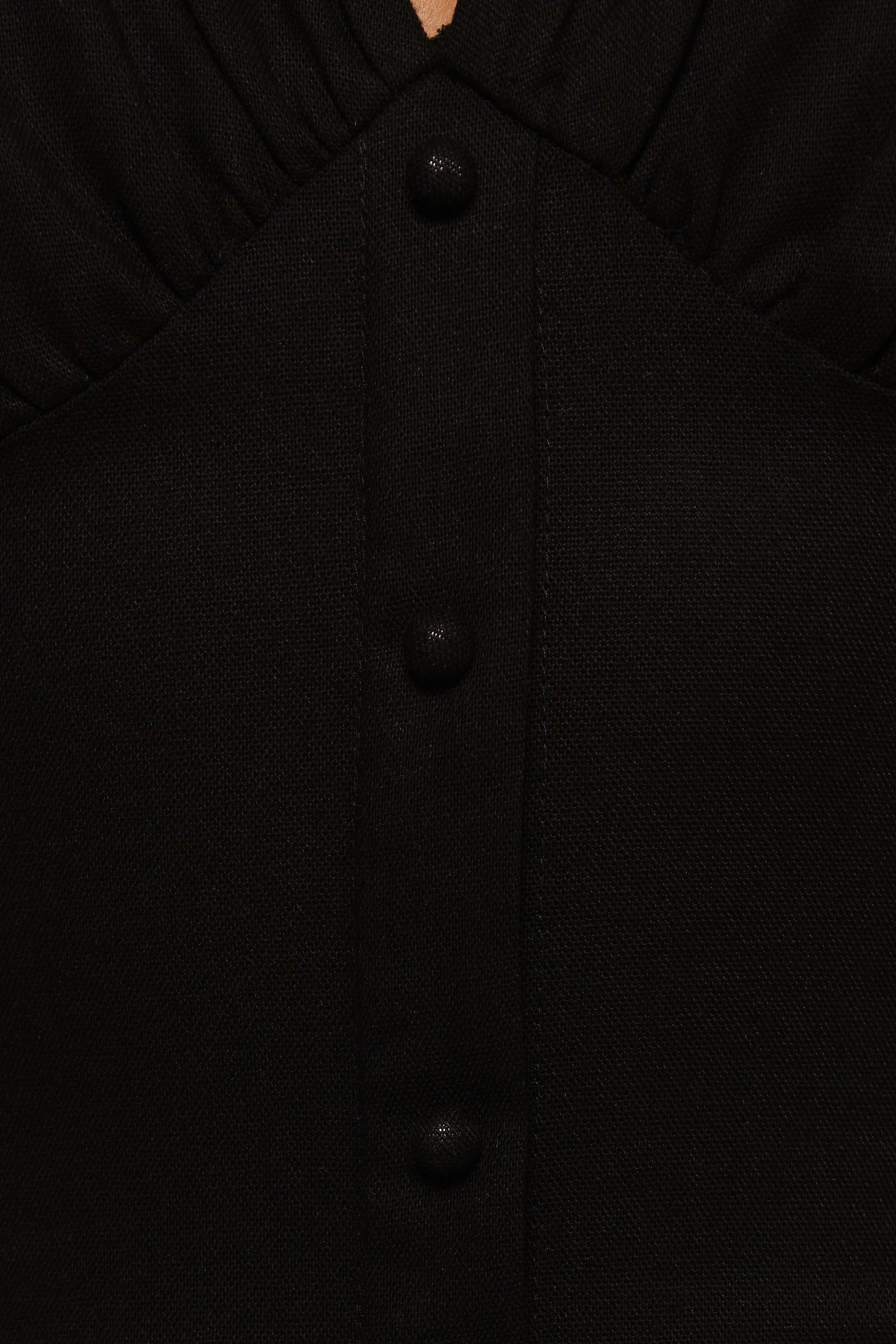 Barbara Midi Button Down Dress - Black - XL - Image 40