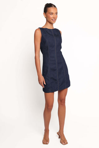 Calyx Mini Dress - Dark Denim - N/A - Image 51