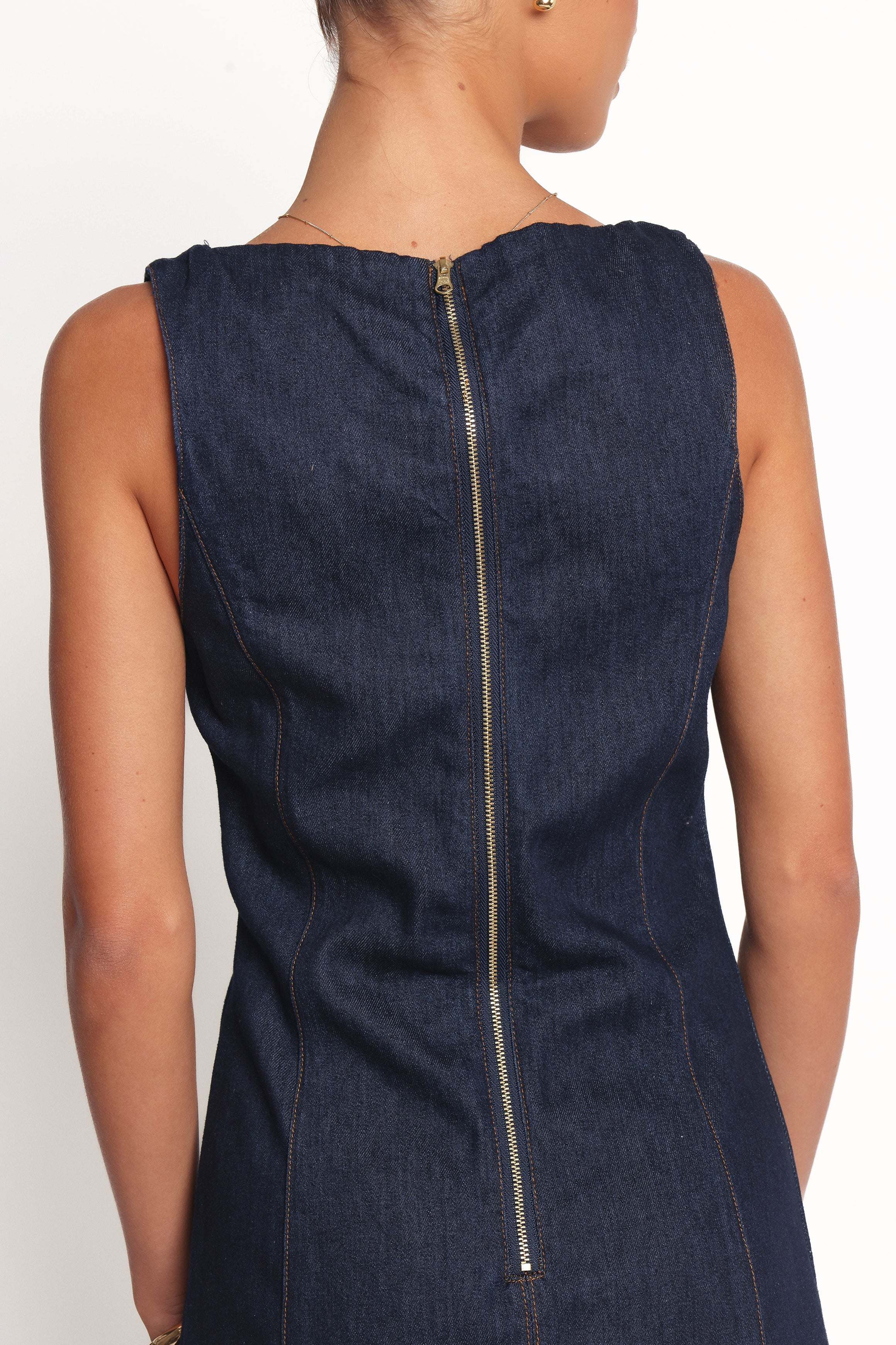 Calyx Mini Dress - Dark Denim - N/A - Image 53