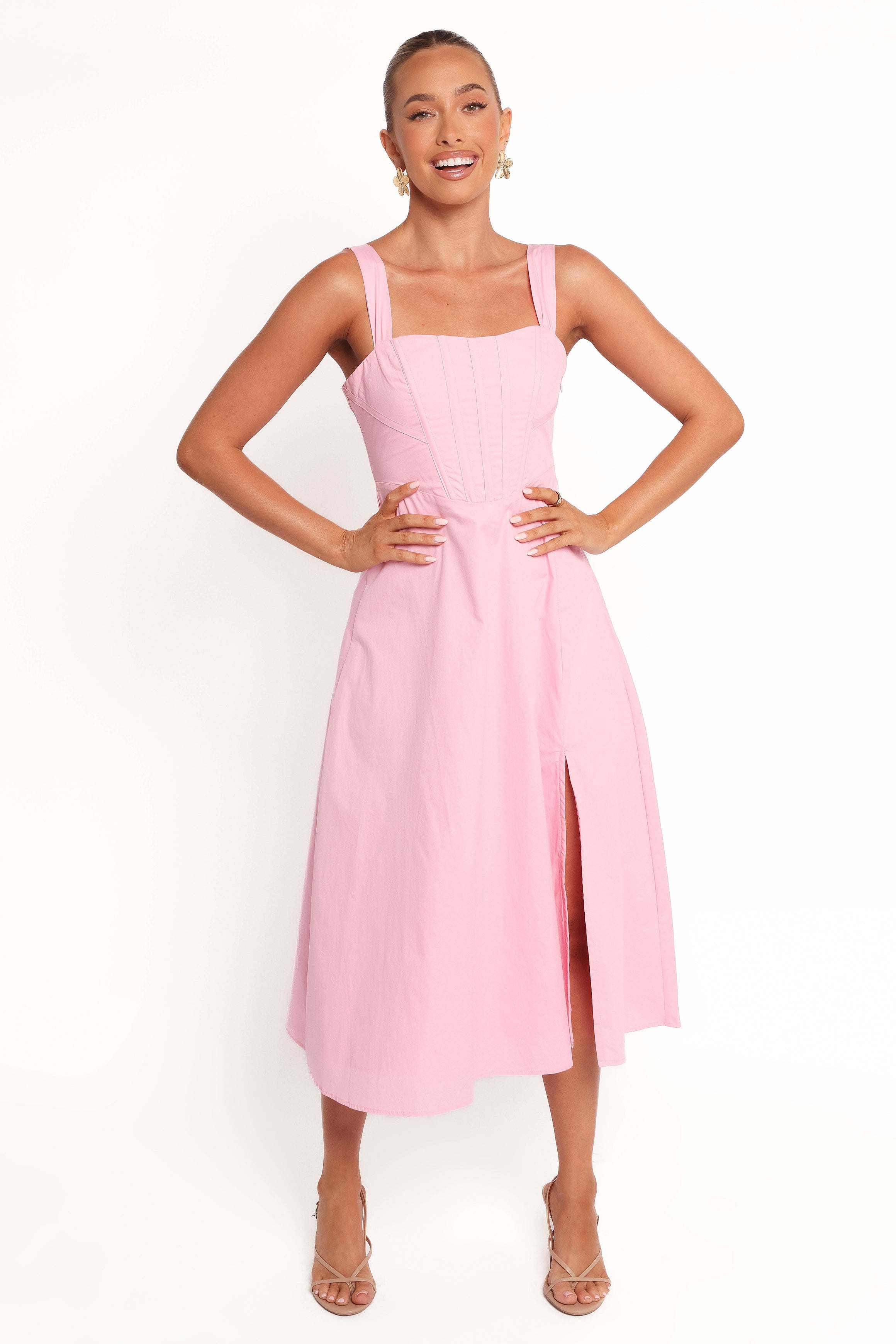 Cosima Midi Dress - Pink - XL - Image 29