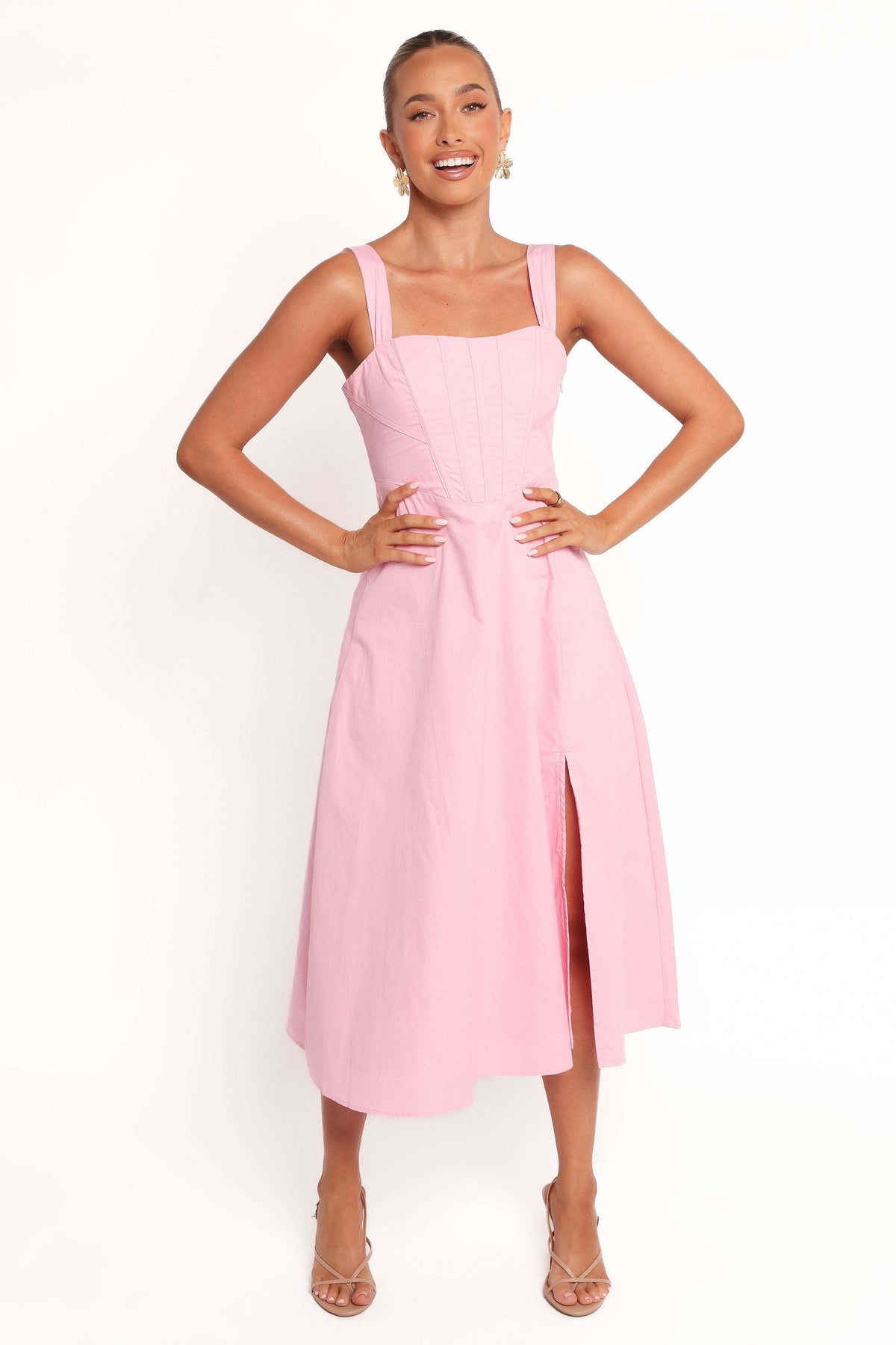 Cosima Midi Dress - Pink - XL - Image 29