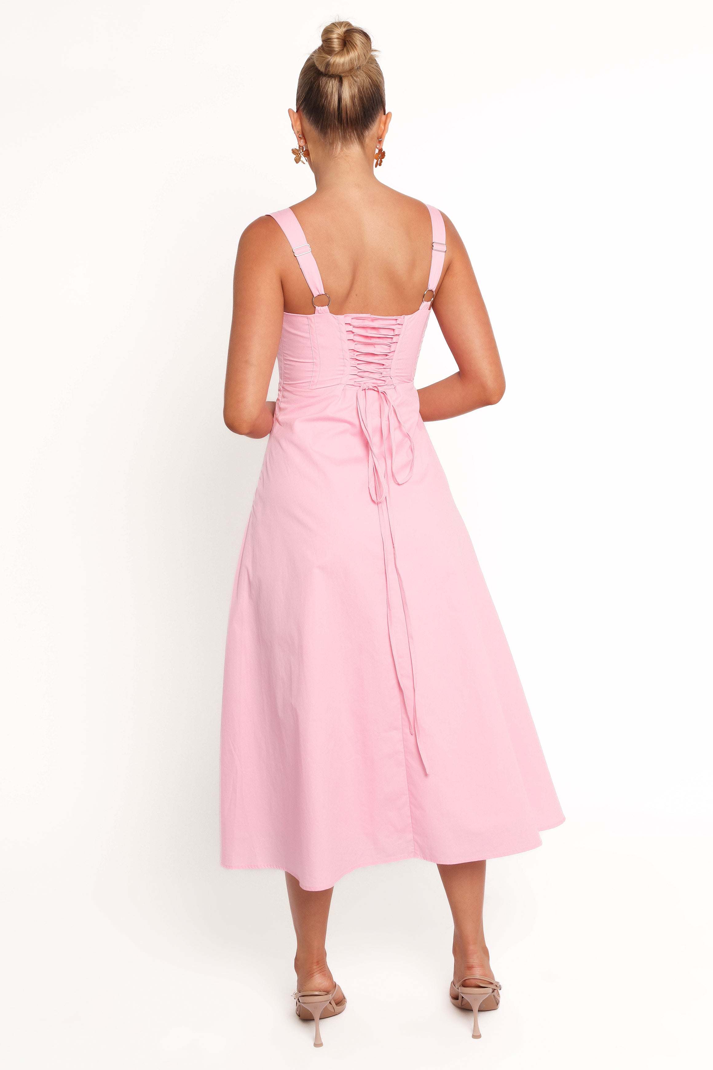Cosima Midi Dress - Pink - XL - Image 30