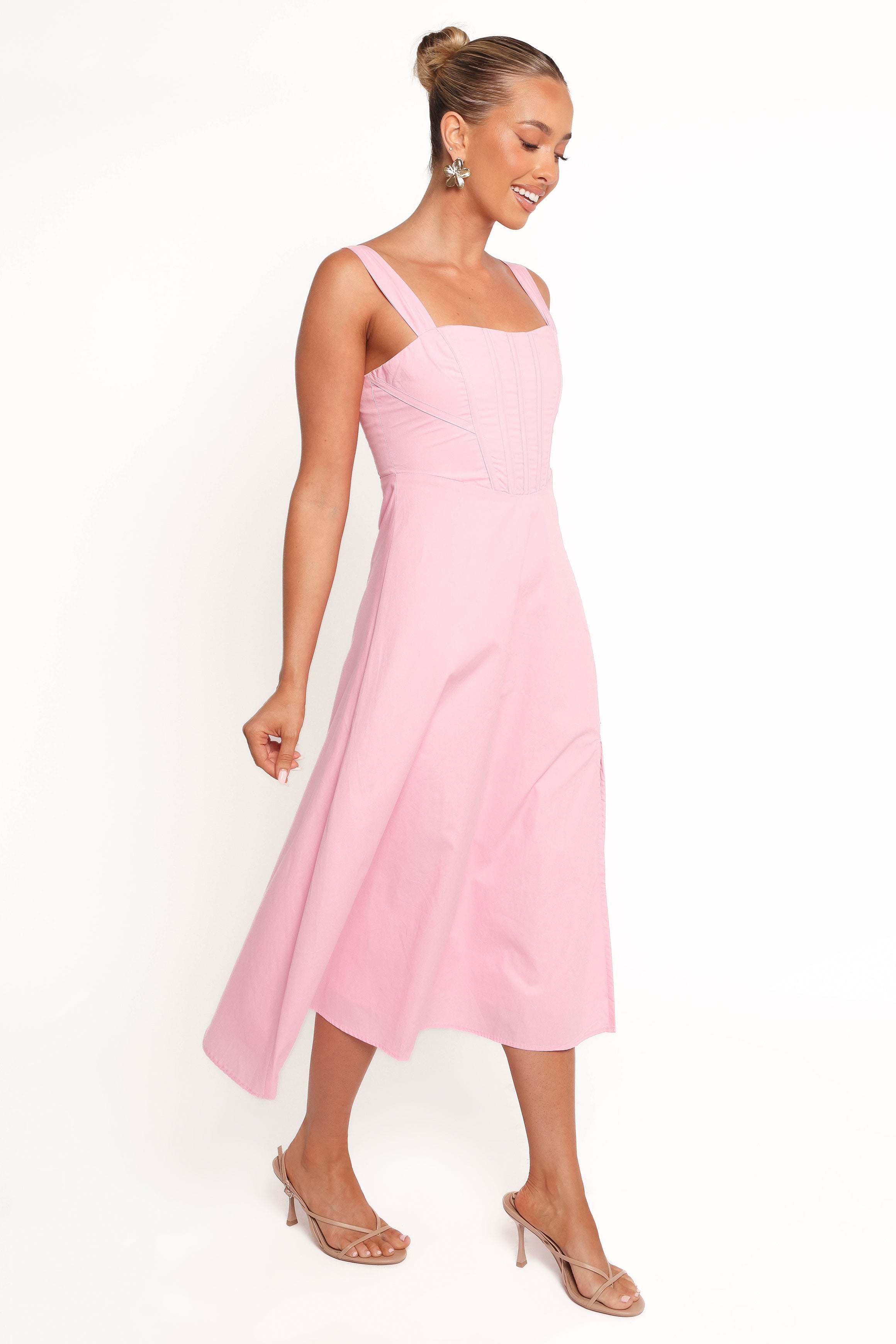 Cosima Midi Dress - Pink - XL - Image 31