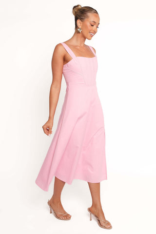 Cosima Midi Dress - Pink - XL - Image 31