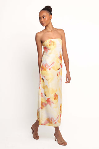 Hydra Maxi Dress - Yellow Floral - XL - Image 27