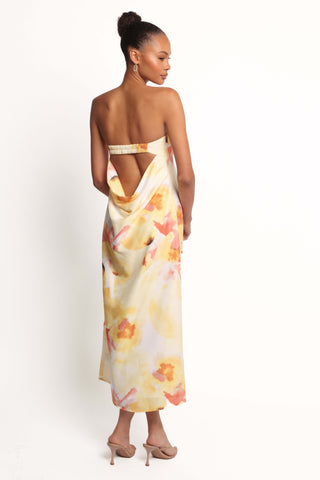 Hydra Maxi Dress - Yellow Floral - XL - Image 25