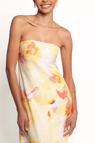 Hydra Maxi Dress - Yellow Floral - XL - Image 29