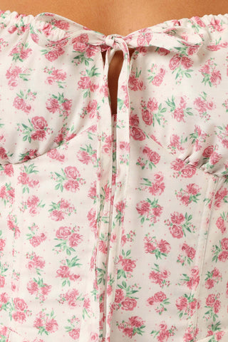 Elodie Midi Dress - Pink Floral - XL - Image 50