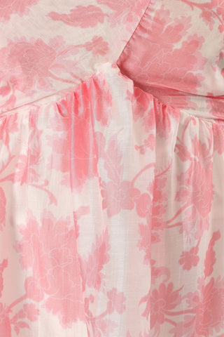 Calvin One Shoulder Mini Dress - Pink Floral - XL - Image 50