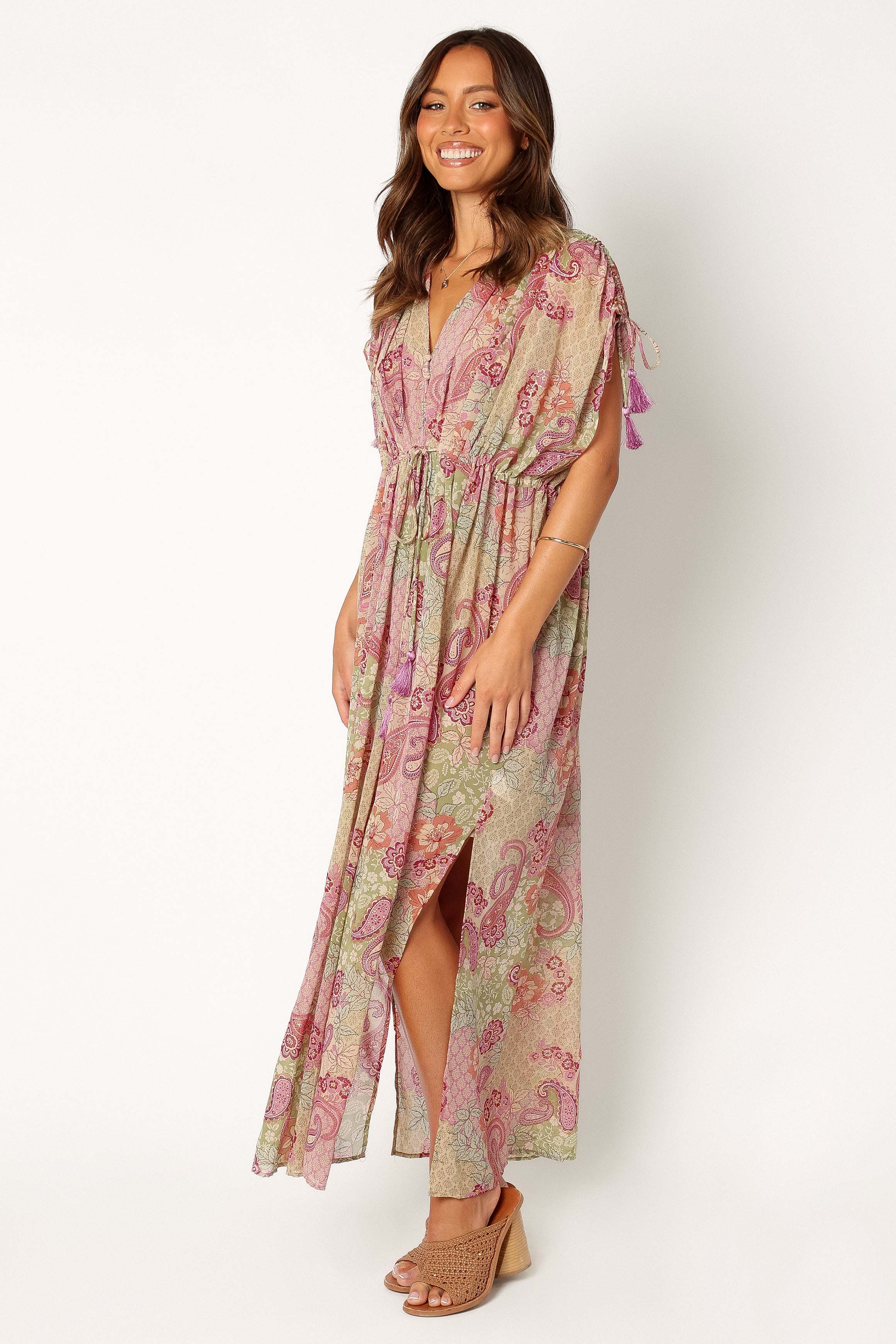 Cyril Maxi Dress - Iris Oasis - L - Image 22