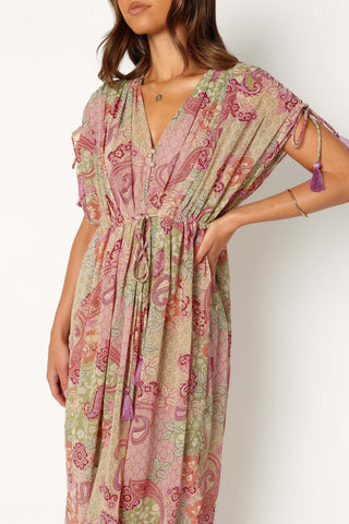 Cyril Maxi Dress - Iris Oasis - L - Image 25