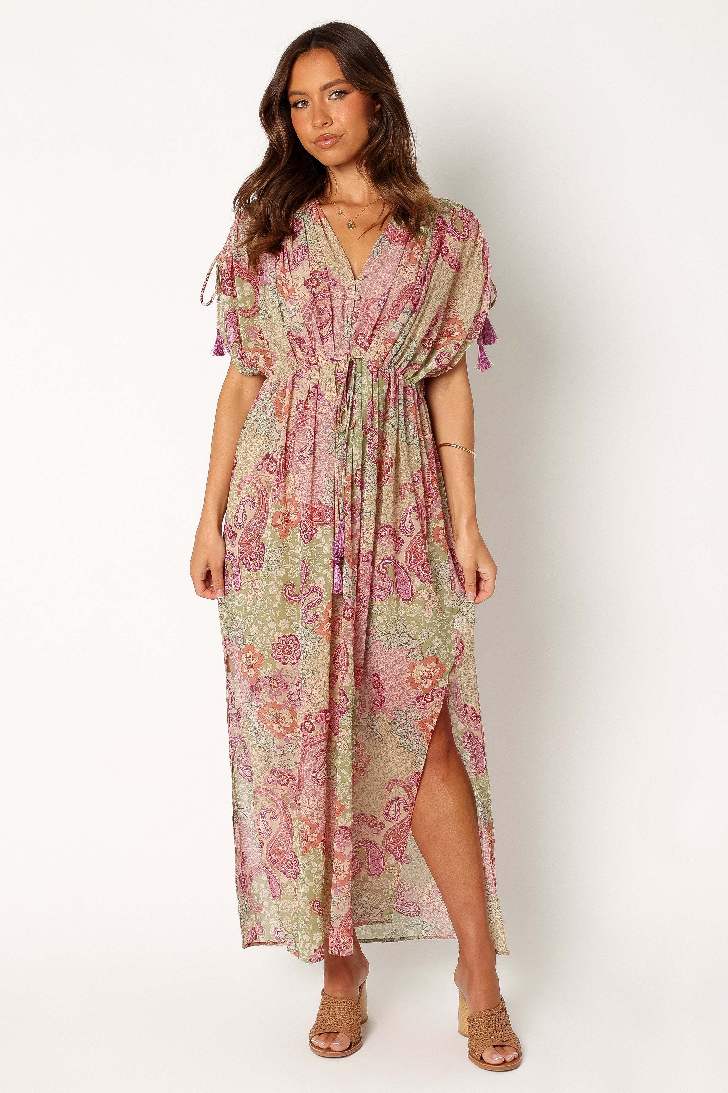 Cyril Maxi Dress - Iris Oasis - L - Image 26