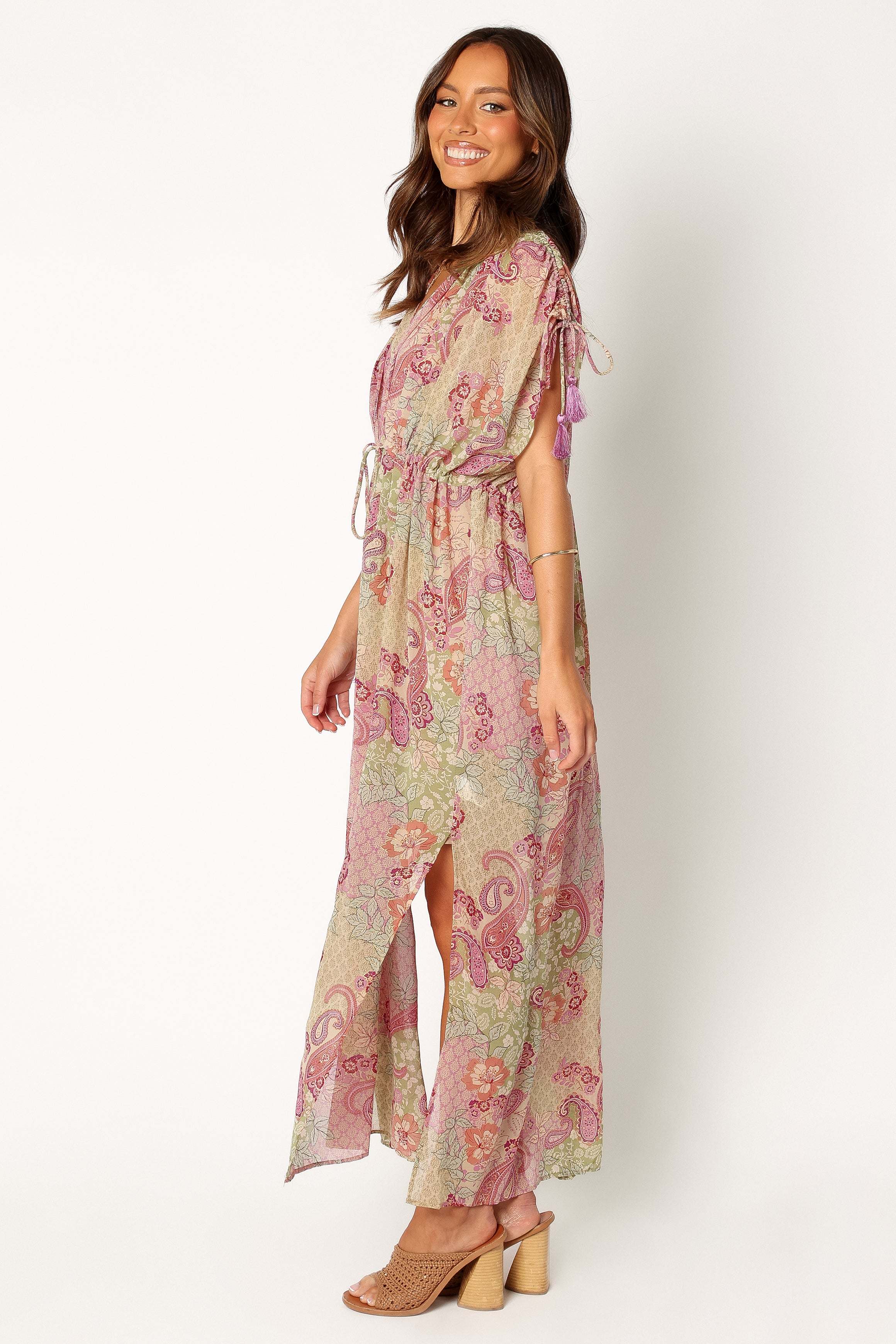 Cyril Maxi Dress - Iris Oasis - L - Image 28