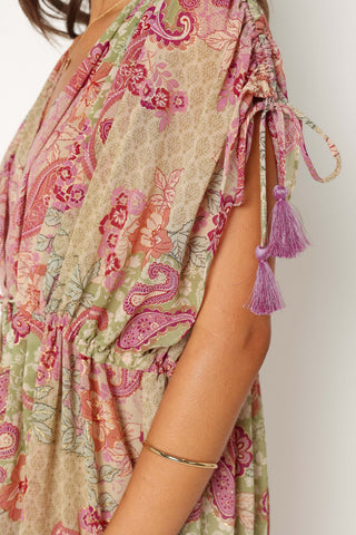 Cyril Maxi Dress - Iris Oasis - L - Image 29
