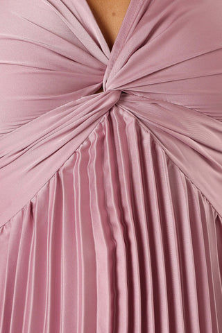 Nova Flutter Sleeve Midi Dress - Dusty Rose - XL - Image 60